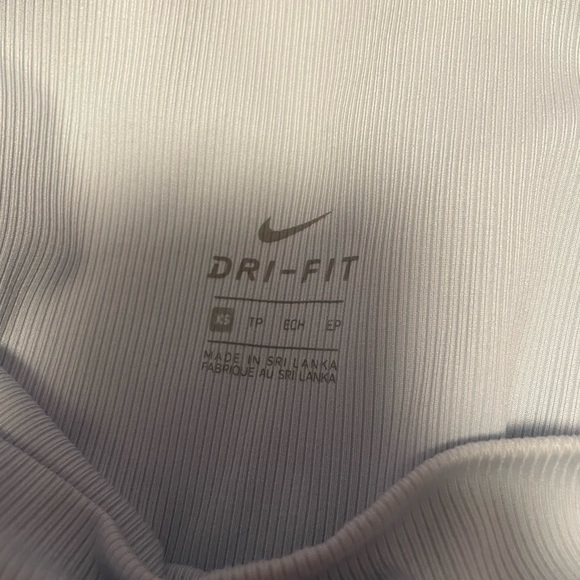 Baby Blue Nike leggings, cut out at the ankles. - Picture 2 of 2